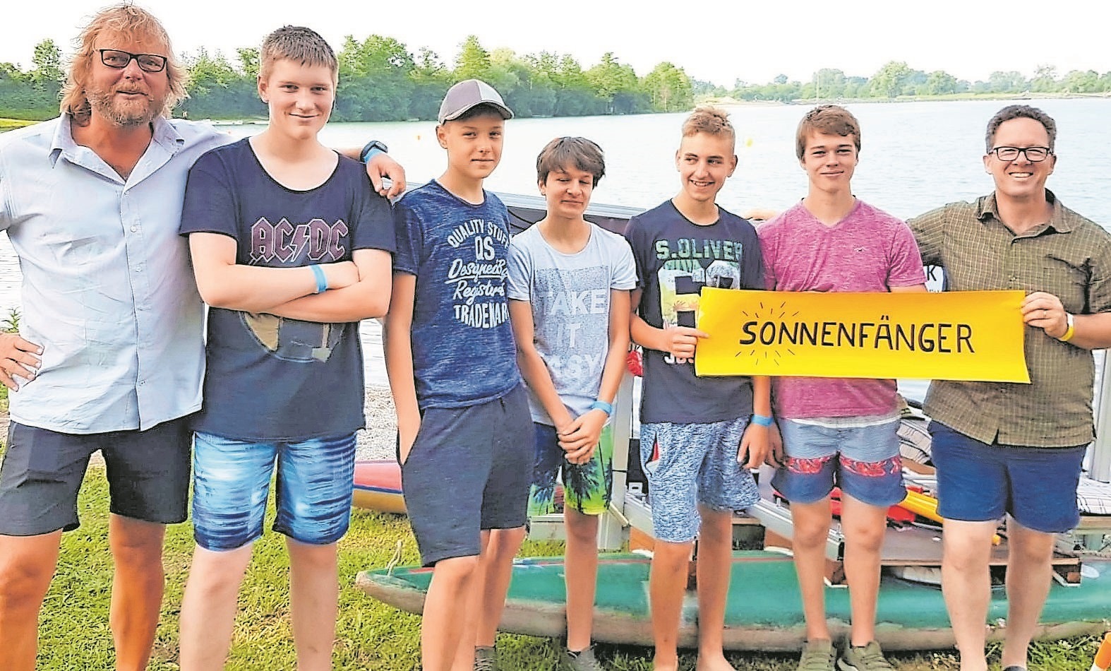 Das erfolgreiche Team des Solarboot-Cups 2018.