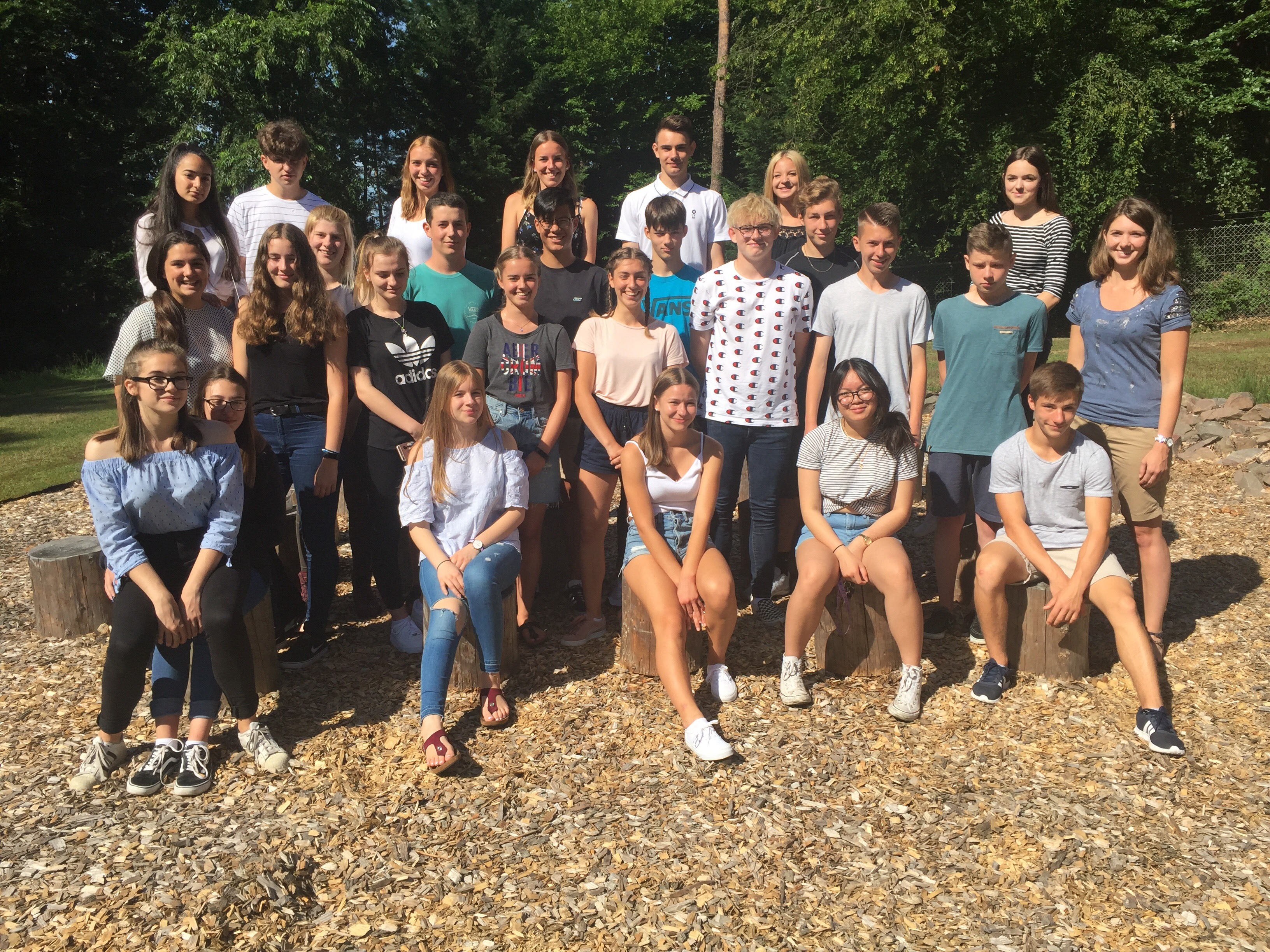 Sieger des Kulturwettbewerbs: Die Klasse 9a des des Reichswald-Gymnasiums