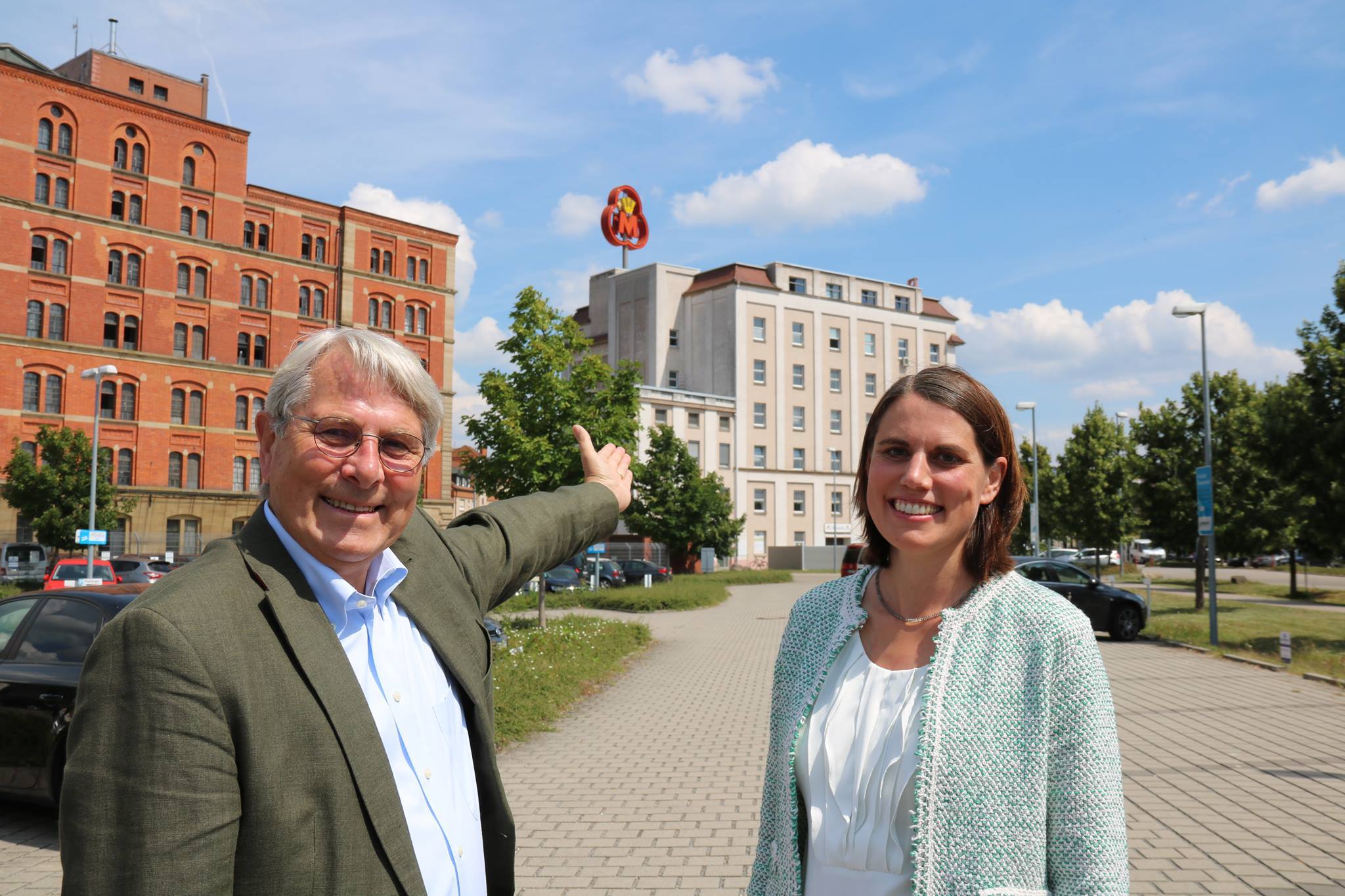 Gaben einen Ausblick in Sachen „Hatz-Moninger Brauhaus“ in Karlsruhe: Investorenfamilie Scheidtweiler