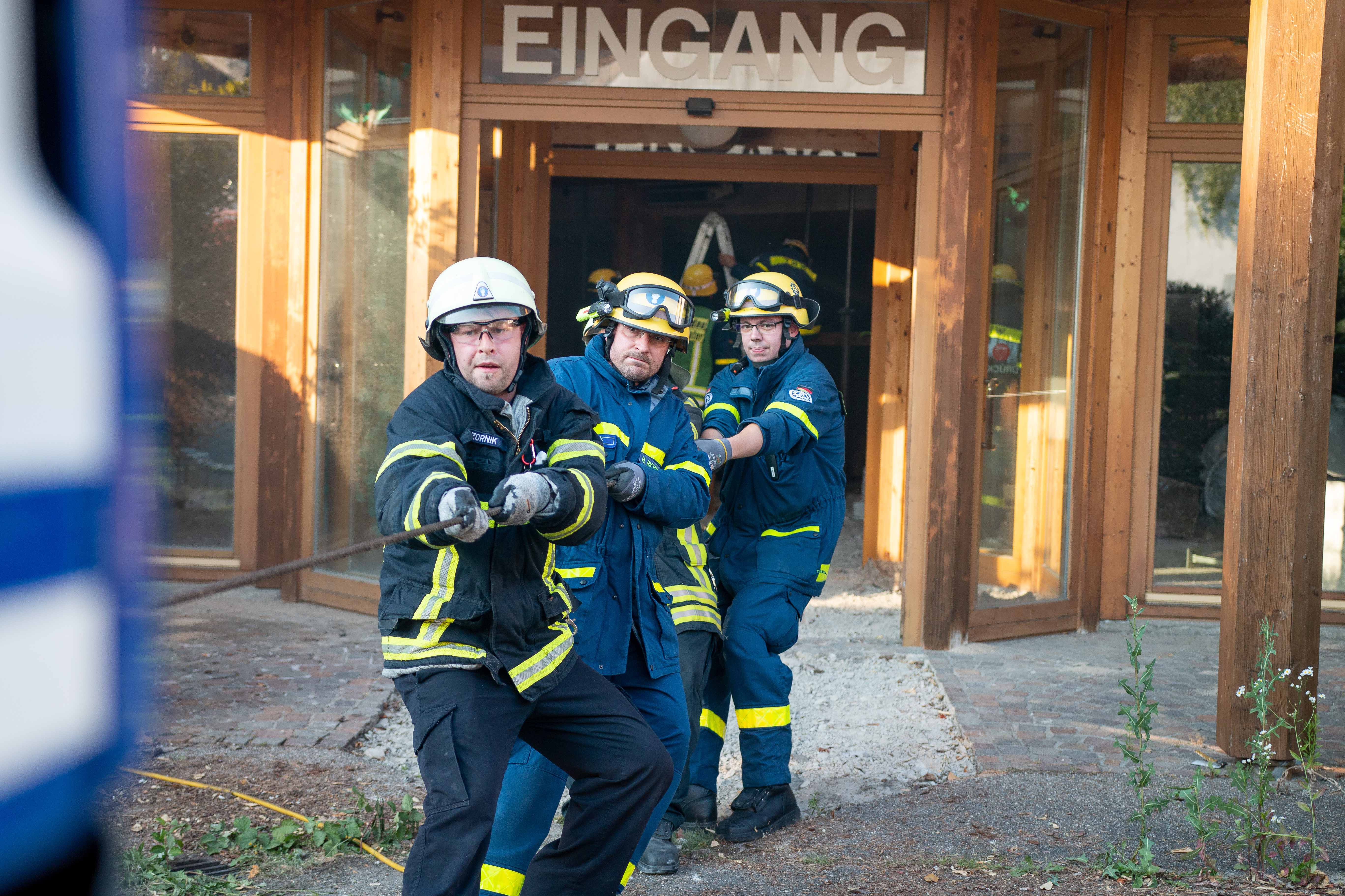 Im Rahmen einer Großübung wurde realitätsnah die Hilfeleistung verschiedener Organisationen nachempfunden. Foto: Feuerwehr