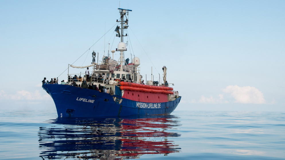 Das Rettungsschiff "Lifeline"