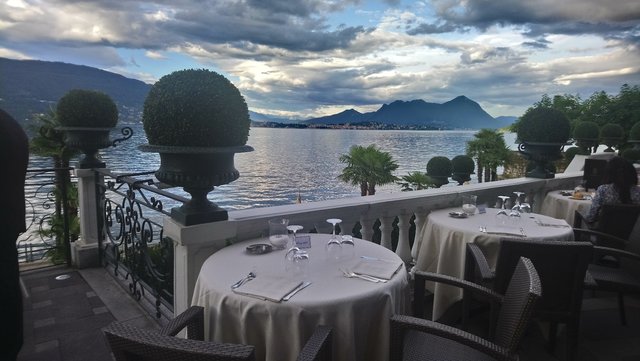 Blick von der Hotelterrasse Hotel Splendid, Baveno | Foto: Kristin Hätterich