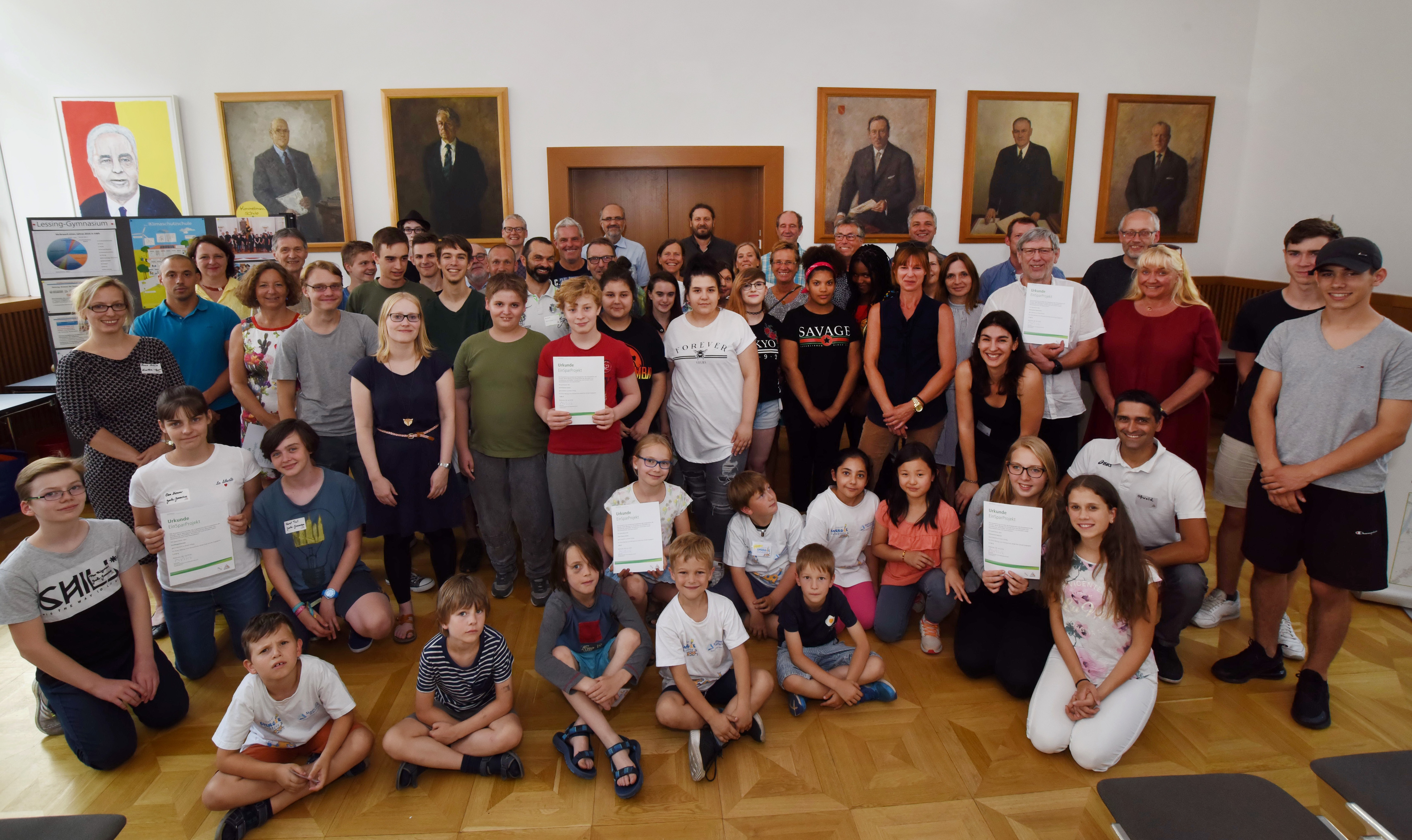 Ausgezeichnete Ideen hatten Energiesparteams an 35 Karlsruher Schulen.