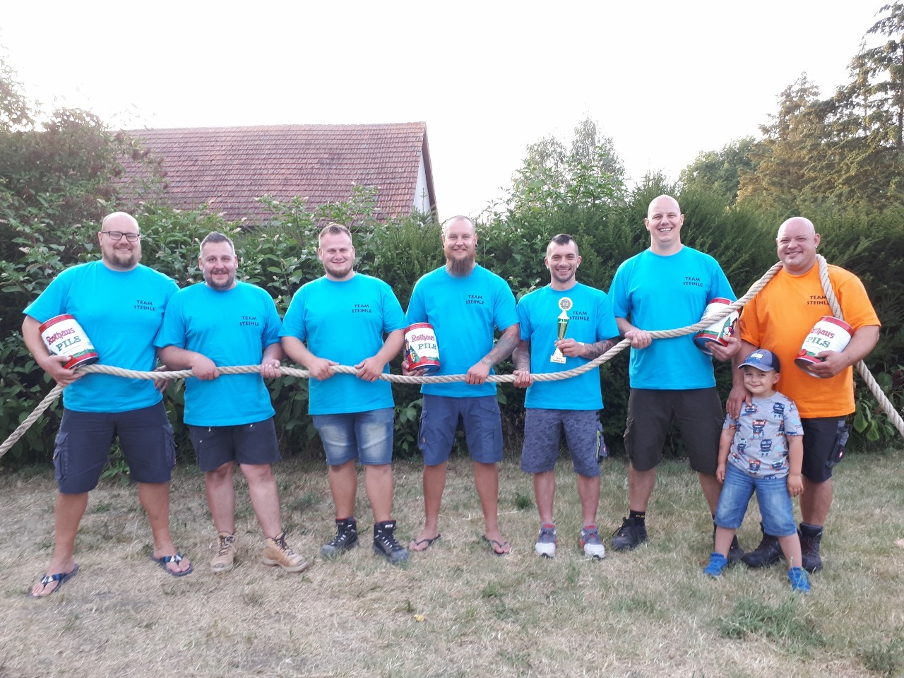 Team Steinle nach der Siegerehrung
