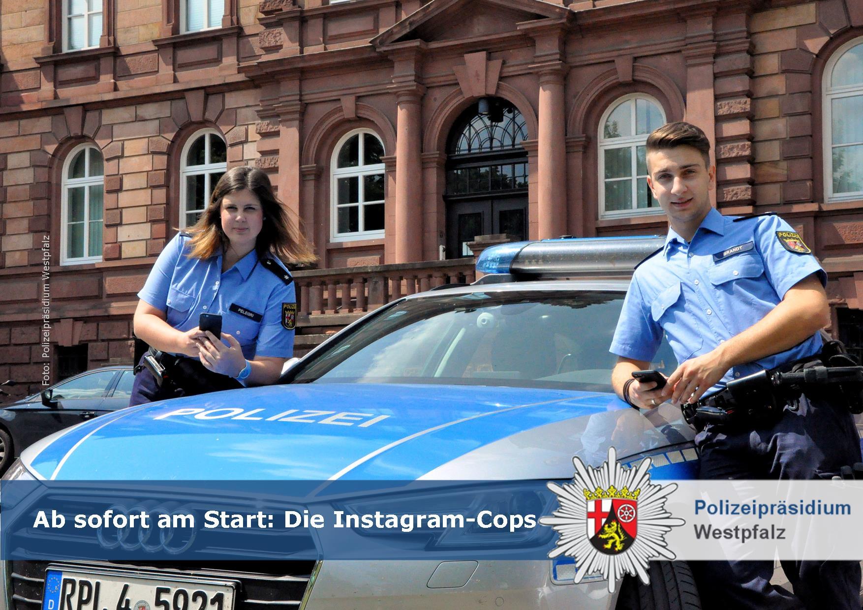 Die Kaiserslauterer „Insta-Cops“ Isabel und Felix