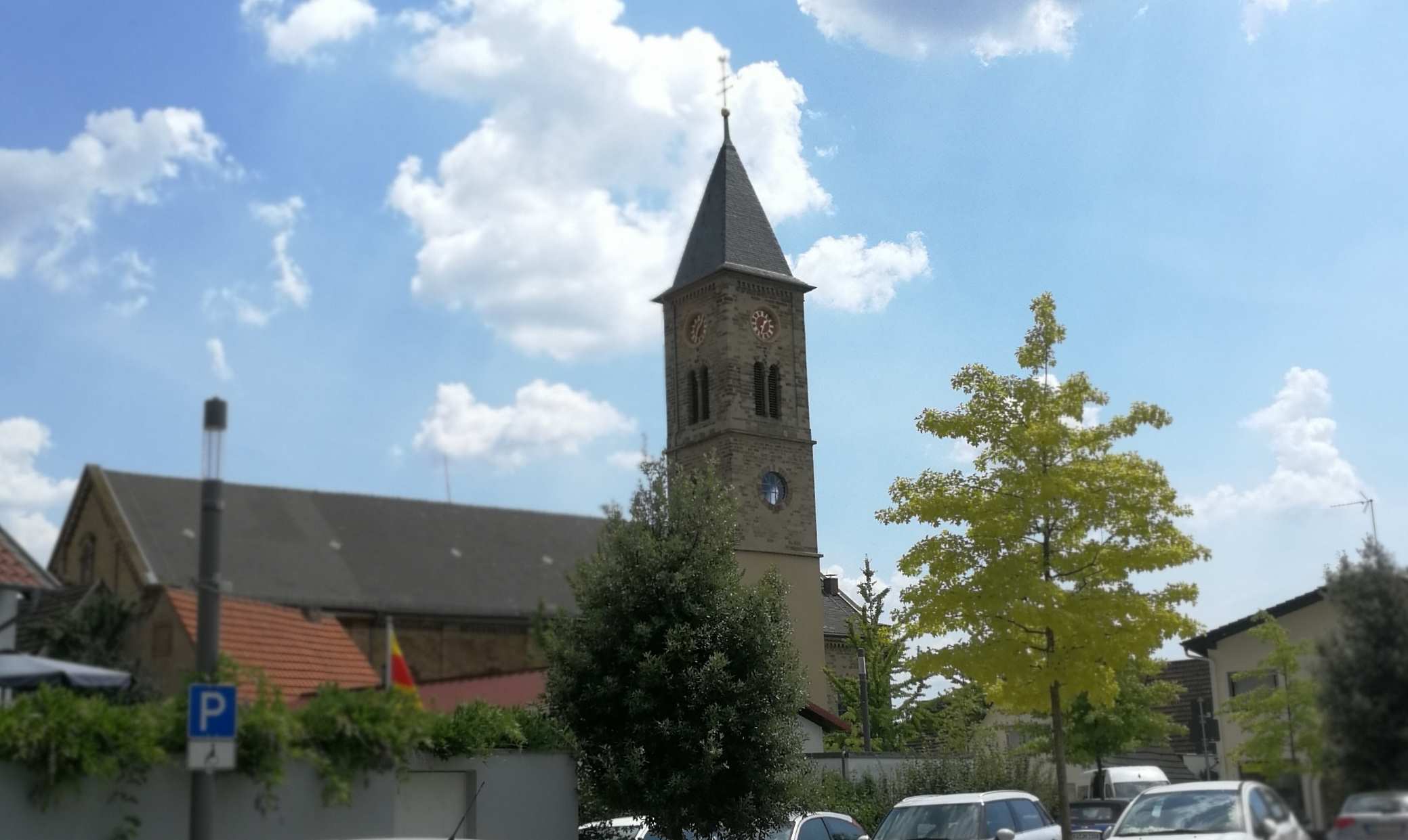 Die Kirche St. Laurentius in Kronau