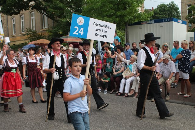 Zur Abwechslung wandert der Odenwaldklub mal durch die Stadt. | Foto: Bauer