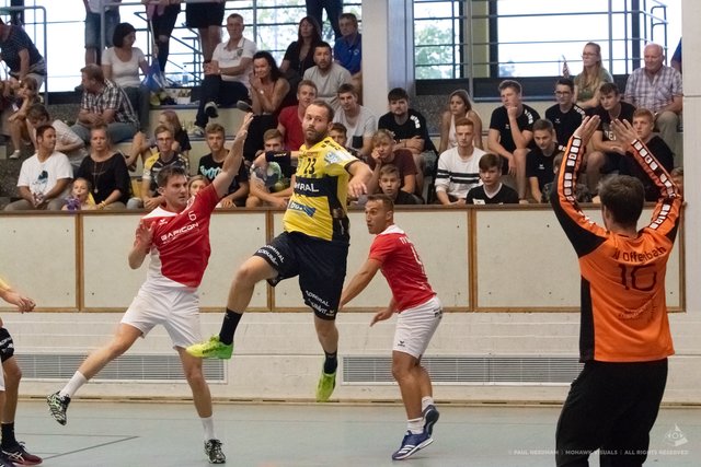 Spiel mit den Löwen"-Gewinner TV Offenbach gegen die Rhein-Neckar Löwen  | Foto: Paul Needham