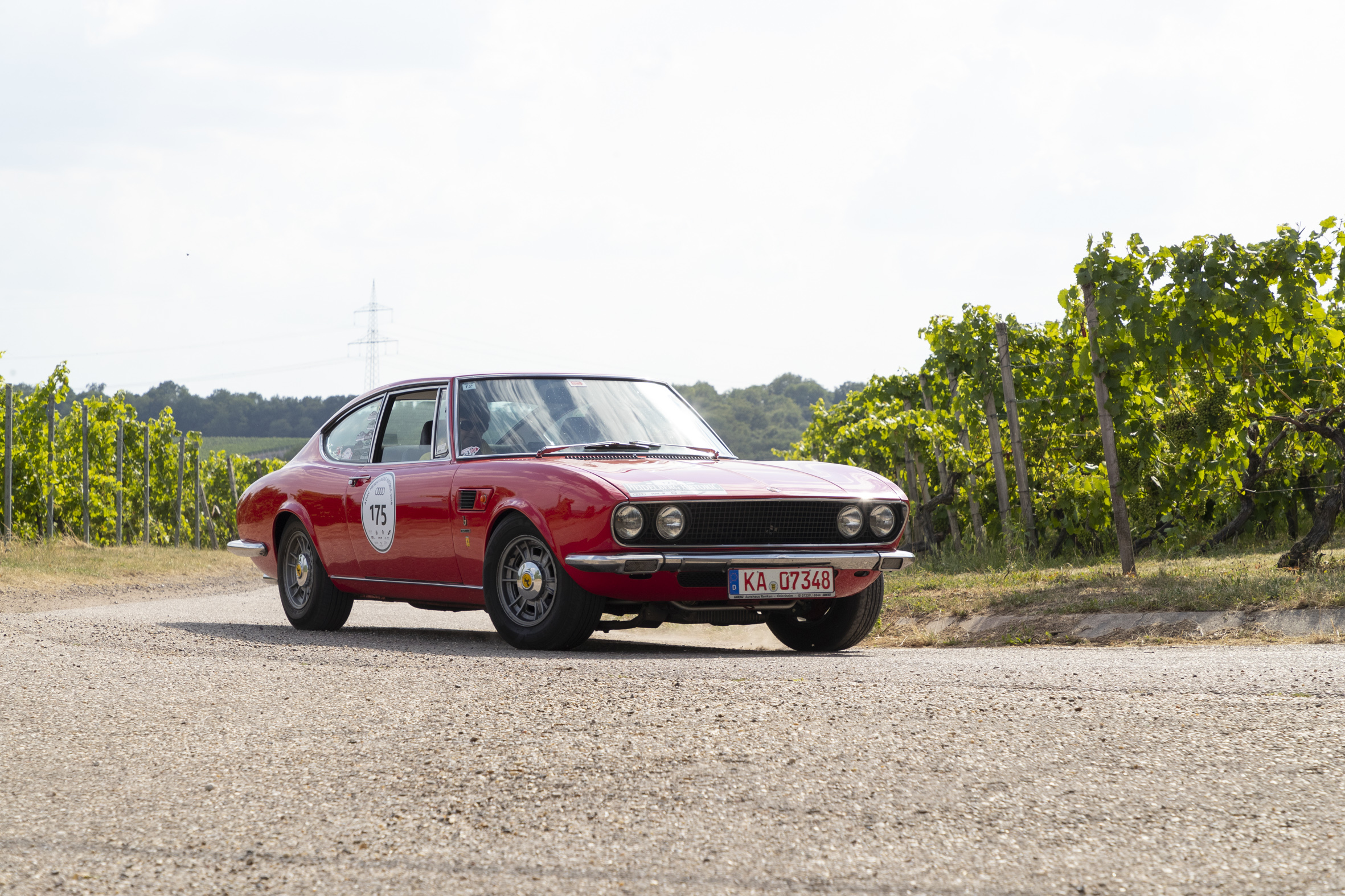 Heinz Renken war mit seinem Fiat Dino unterwegs.