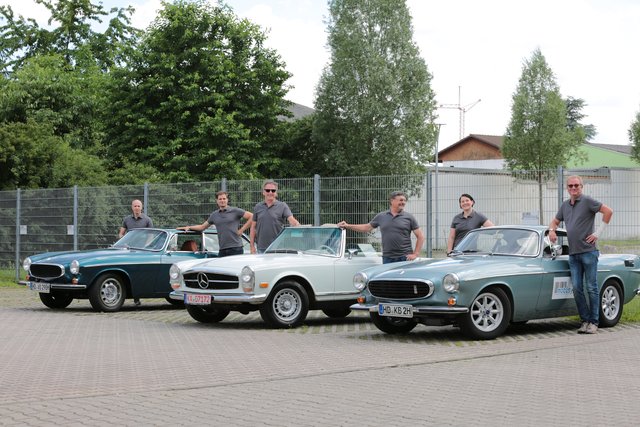 Das Team Mobisys nahm dieses Jahr zum ersten Mal an der Heidelberg Historic teil - und das gleich mit drei Fahrzeugen.