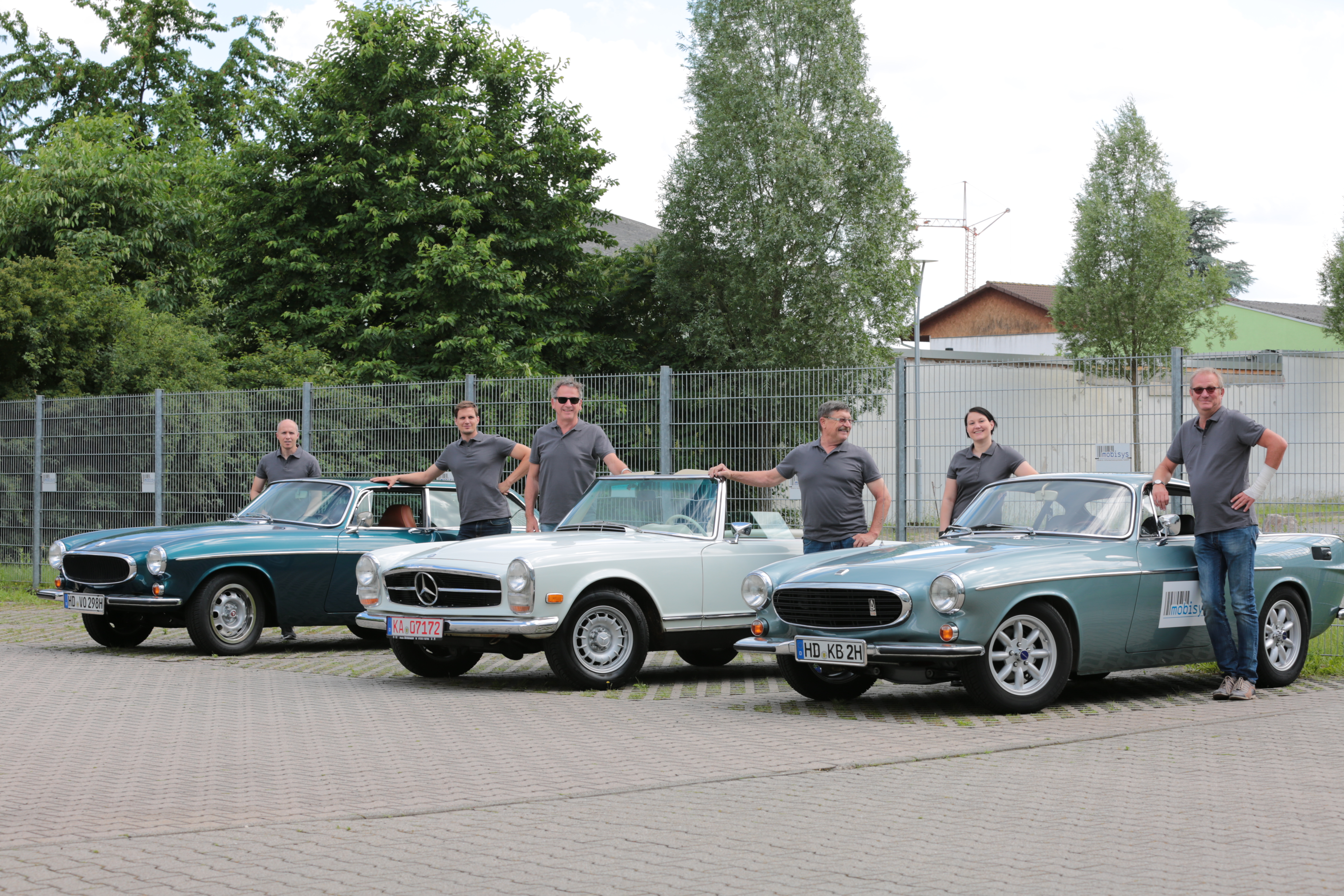 Das Team Mobisys nahm dieses Jahr zum ersten Mal an der Heidelberg Historic teil - und das gleich mit drei Fahrzeugen.
