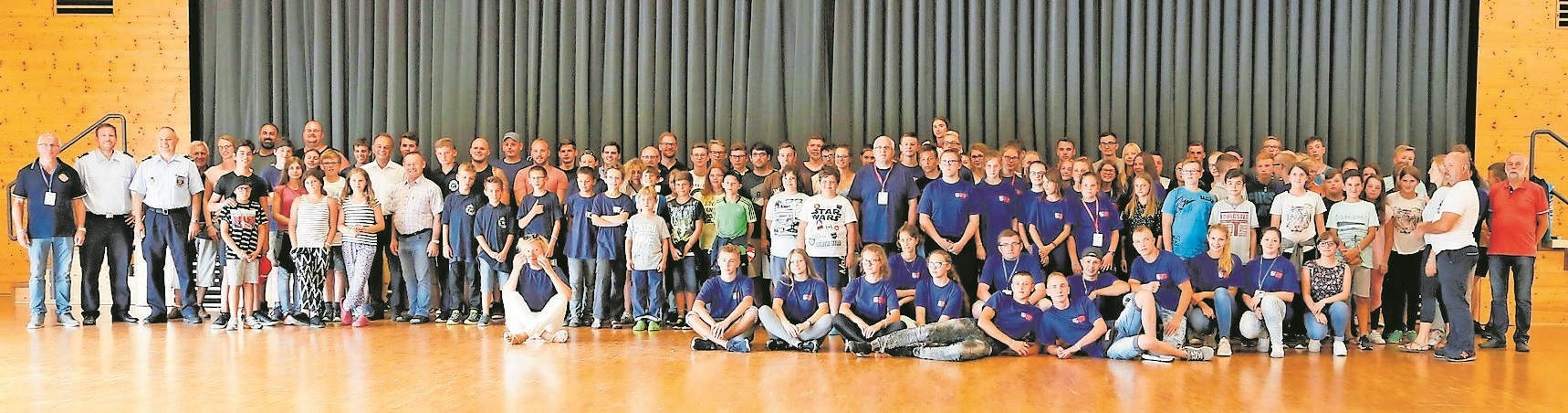 Gruppenfoto vor der Abreise.