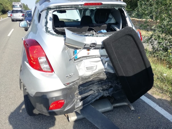 Auffahrunfall (Foto: Polizei)
