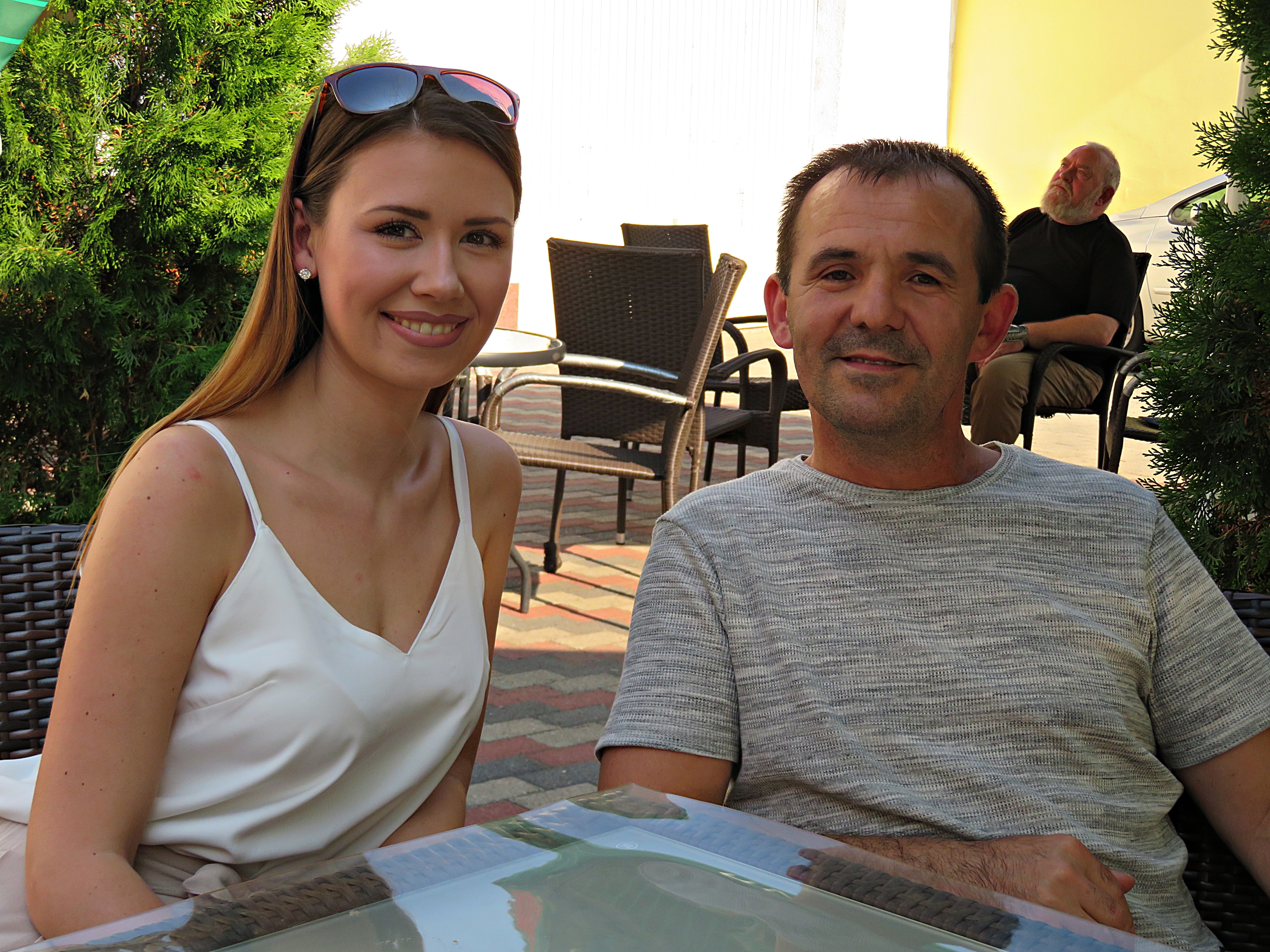 Tamara Hellmann mit Femi Krasniqi