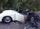 Ein Porsche Speedster 356, Replica brannte bei Herxheim komplett aus. | Foto: Polizei