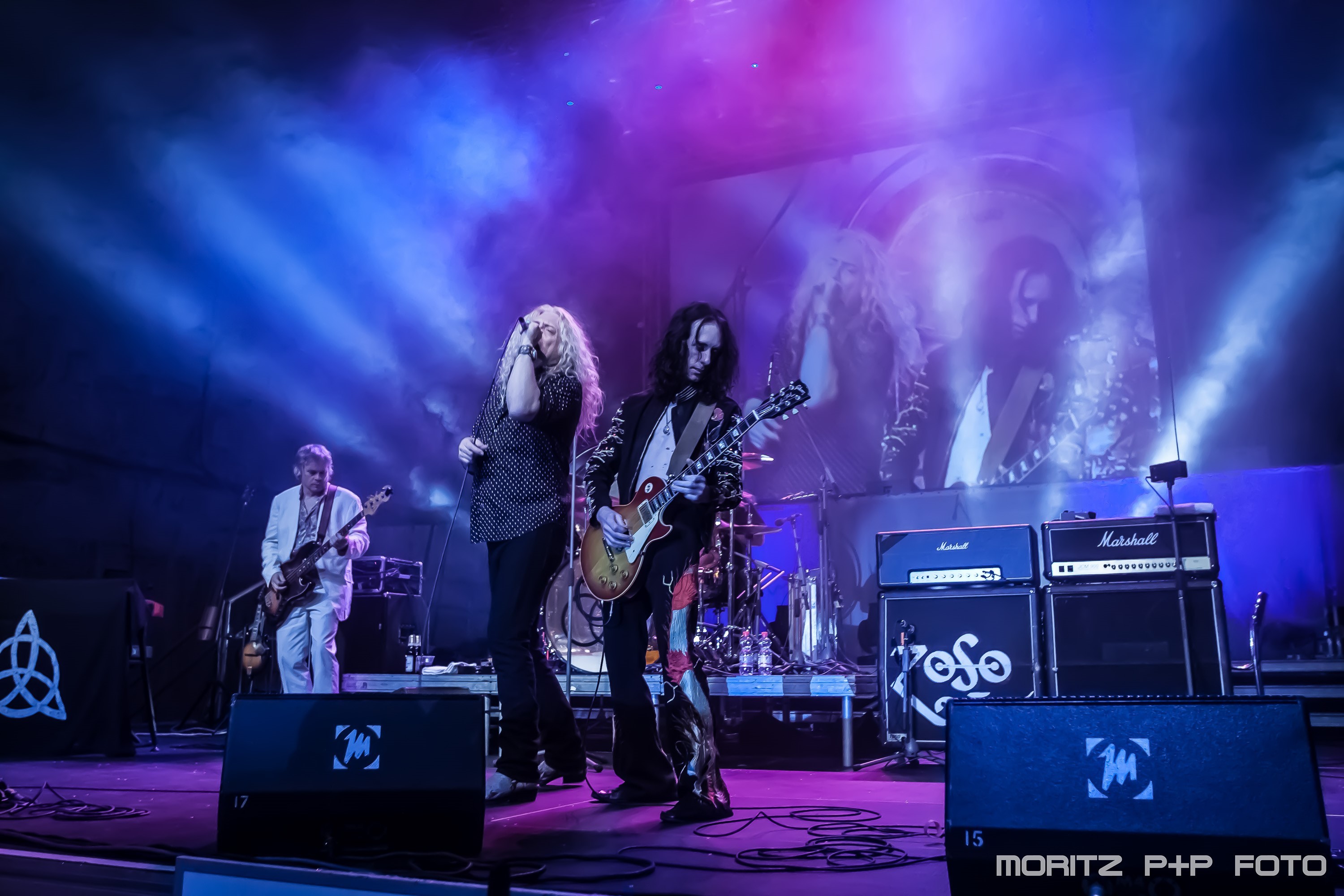 Letz Zepp gelten als die beste Led-Zeppelin-Tribute-Band. Zu hören sind sie am Samstagabend auf dem Handkeesplatz in Lustadt.