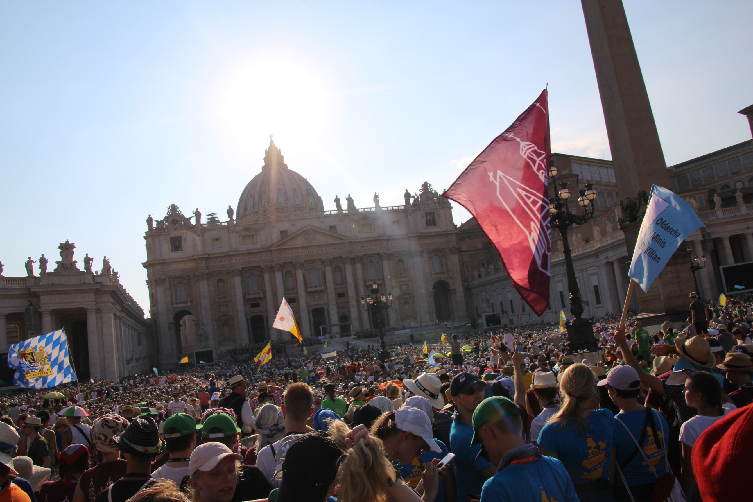 Am Dienstag stand der Höhepunkt der Wallfahrtswoche an: Die Sonderaudienz mit Papst Franziskus.