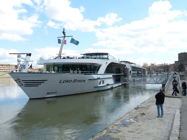 Das Kreuzfahrtschiff der Leserreise auf der Rhône: Die Lord Byron. | Foto: Ulrich Arndt