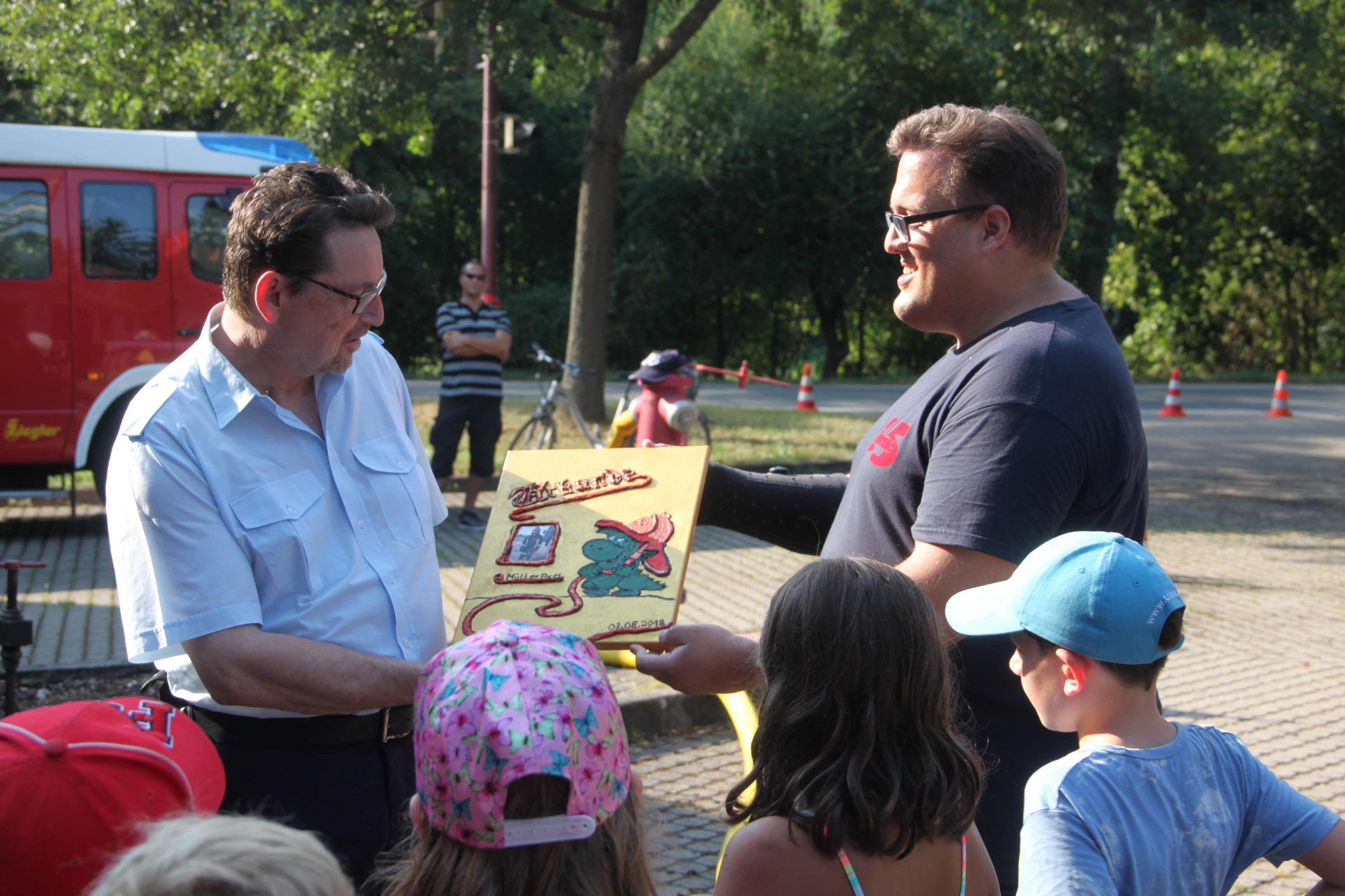 Die Kinder und das Organisationsteam der Freiwilligen Feuerwehr hatten wieder sehr viel Spaß beim 15. Feriennachmittag.