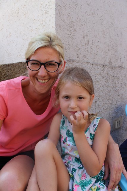 Meike Klüpfel mit Tochter Hanna. | Foto: Pacher