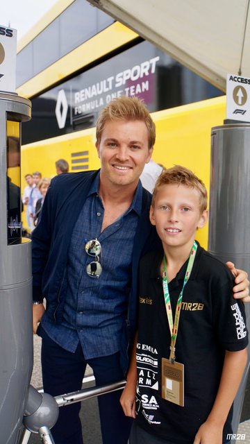 Auch Ex-Weltmeister Nico Rosberg war natürlich vor Ort... | Foto: Max Reis Presse