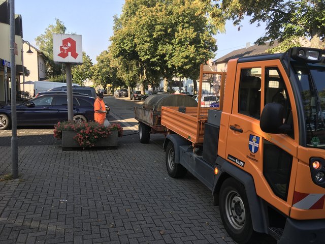 Gießen in der Stadt