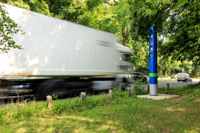 Symbolbild einer Kontrollsäule
 | Foto: Toll Collect/Ittermann