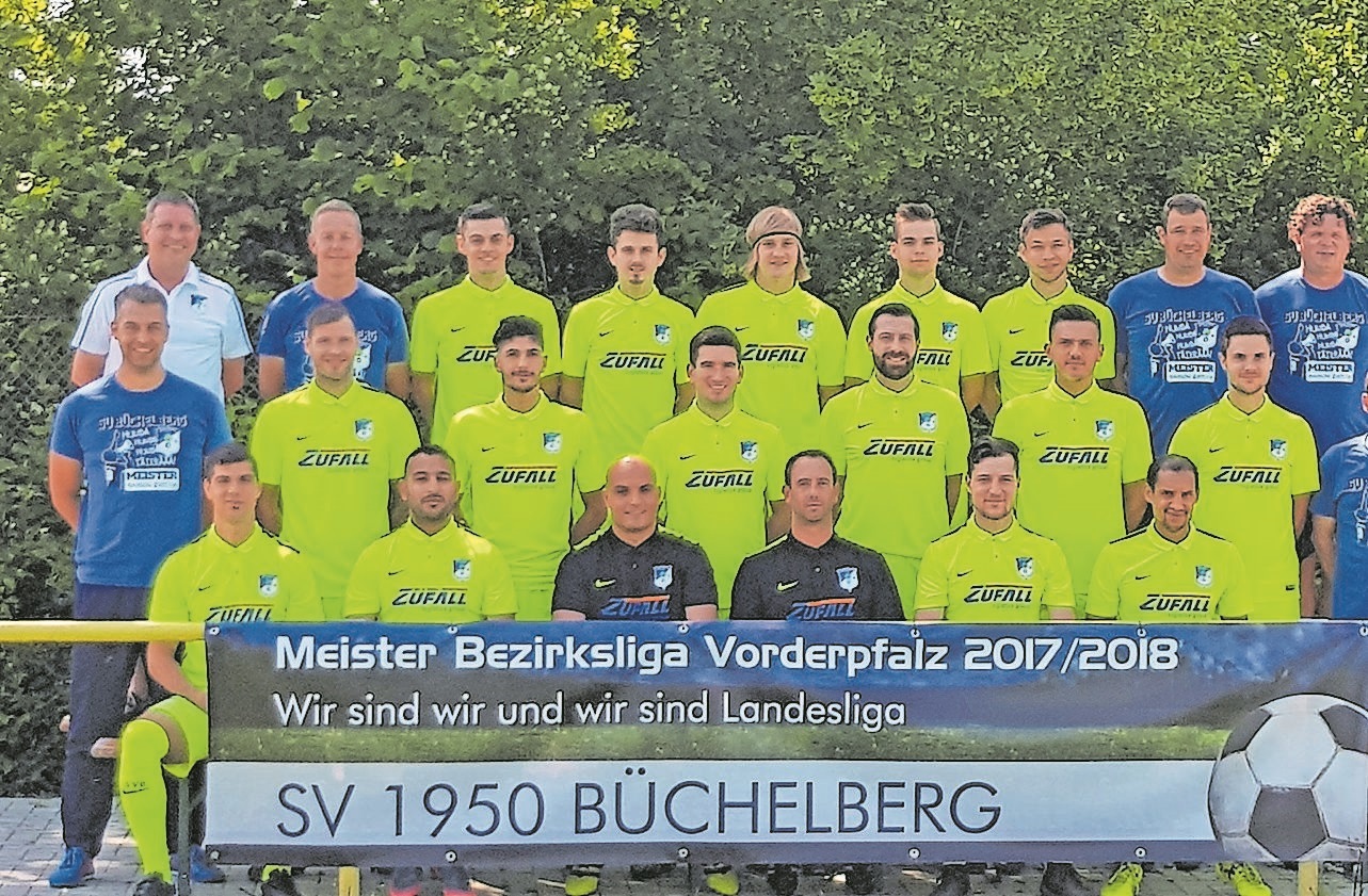 Das Meisterschaftsbild des SV 1950 Büchelberg.