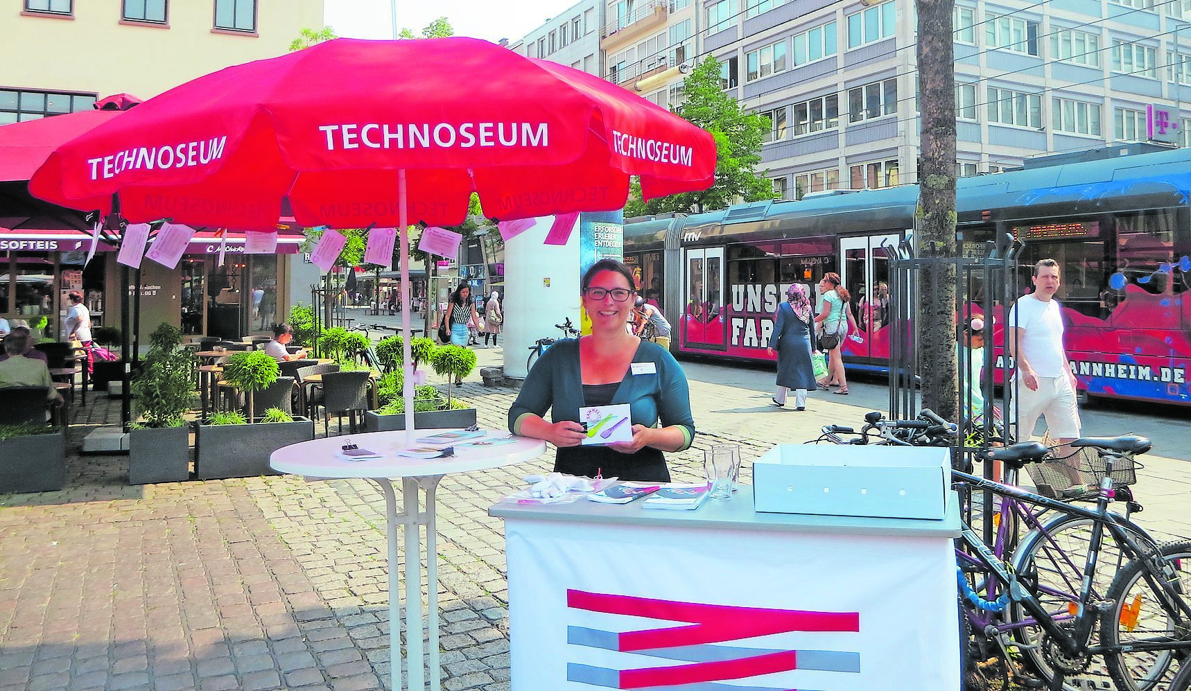 Dr. Anne Mahn, Kuratorin am Technoseum, hat das Sammelmobil entwickelt.