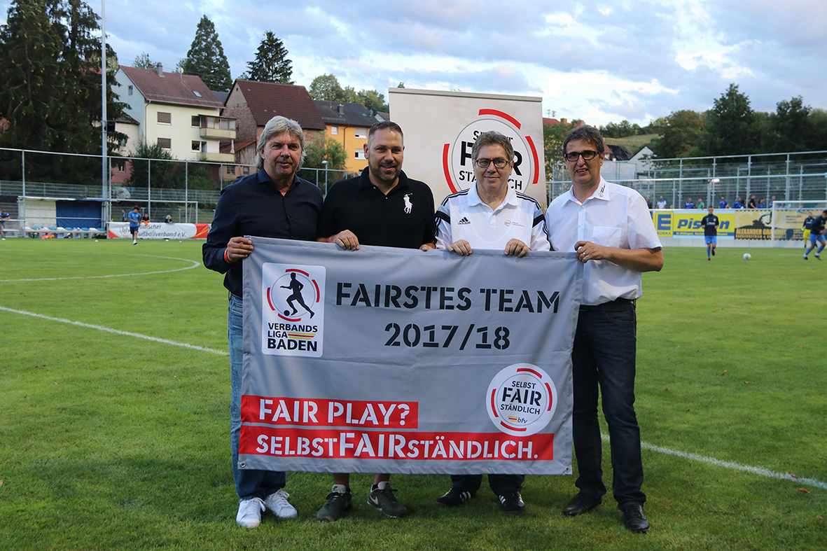 Die Ehrung der fairsten Mannschaft
