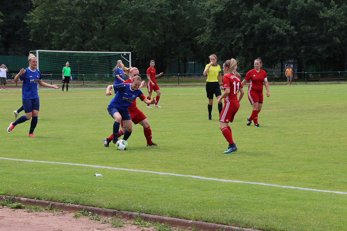 Wiebke Frede im Einsatz beim Finale im Sport-Lines Pokal der Frauen 2018