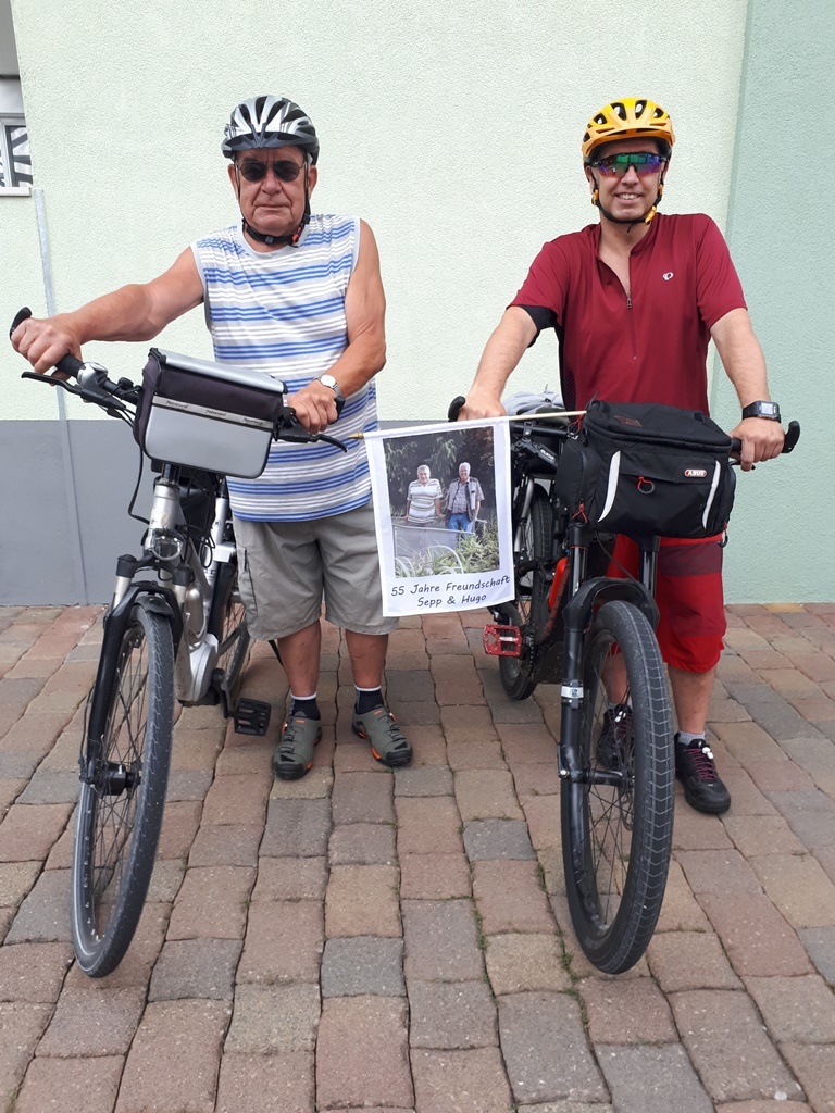 Freude vor dem Start