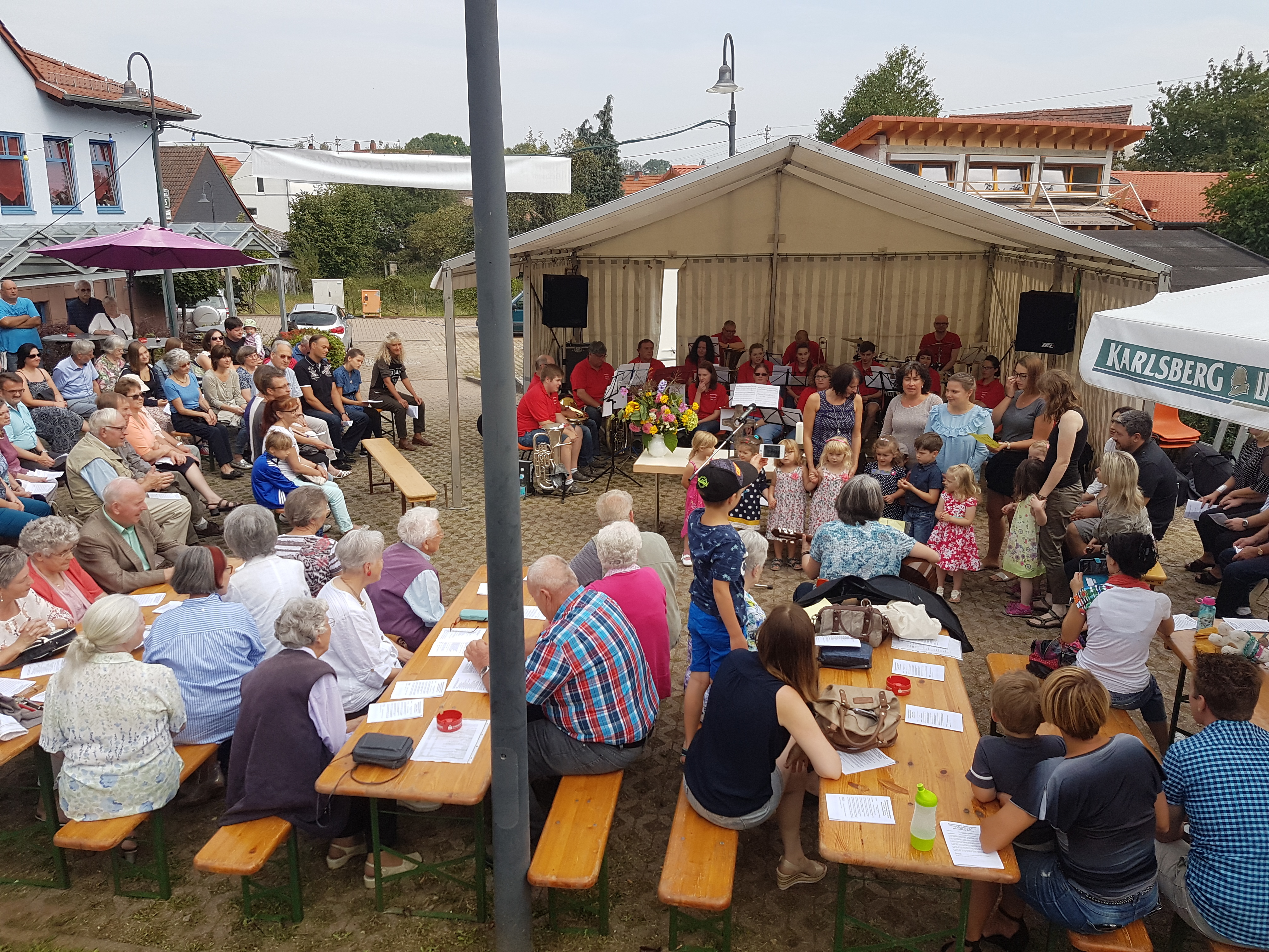 Die Sembacher Kerwe wird auch in diesem Jahr Open Air gefeiert Foto: ps