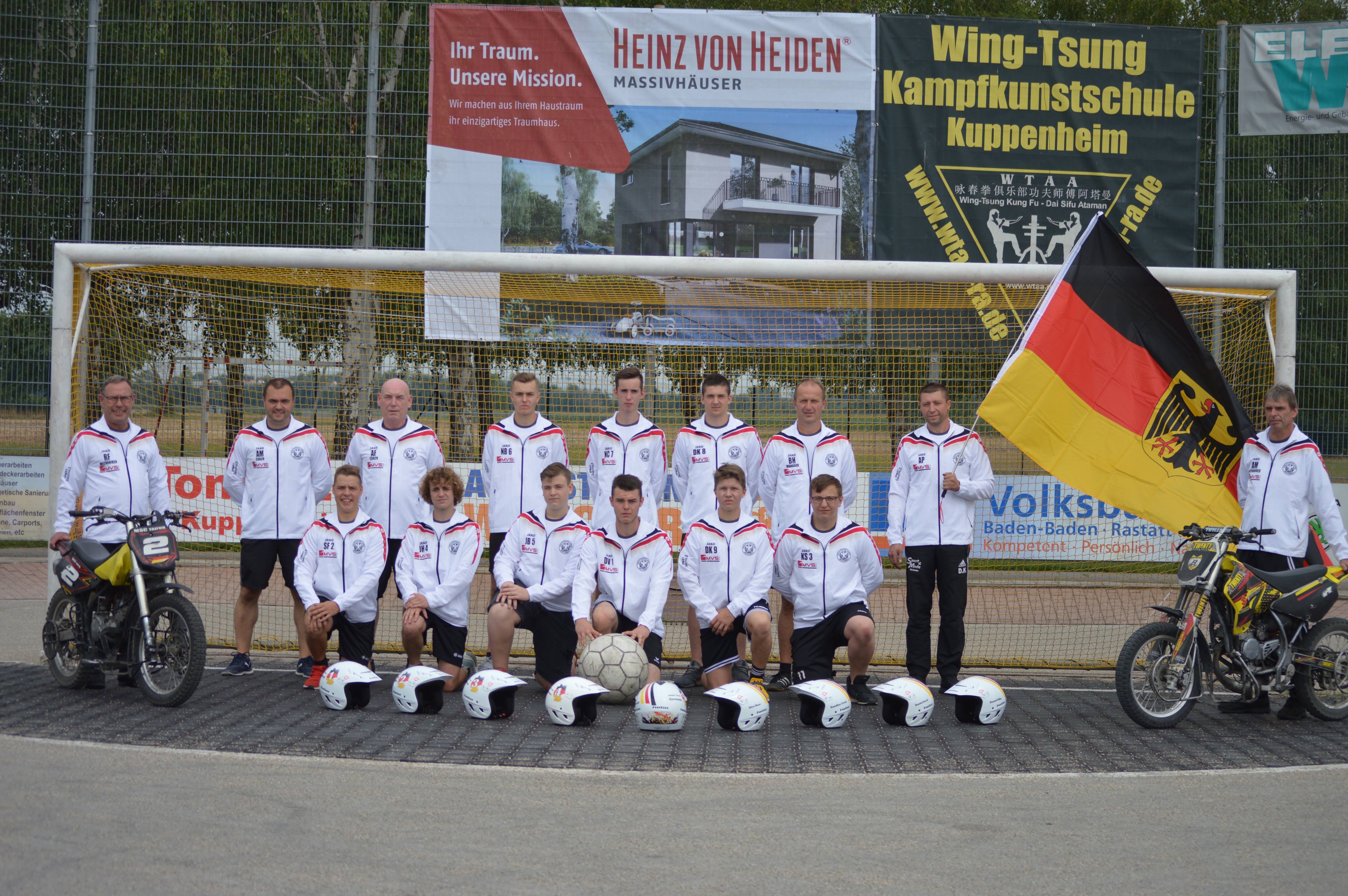 Mit Edelmetall ausgezeichnet: die Deutsche Jugendnationalmannschaft