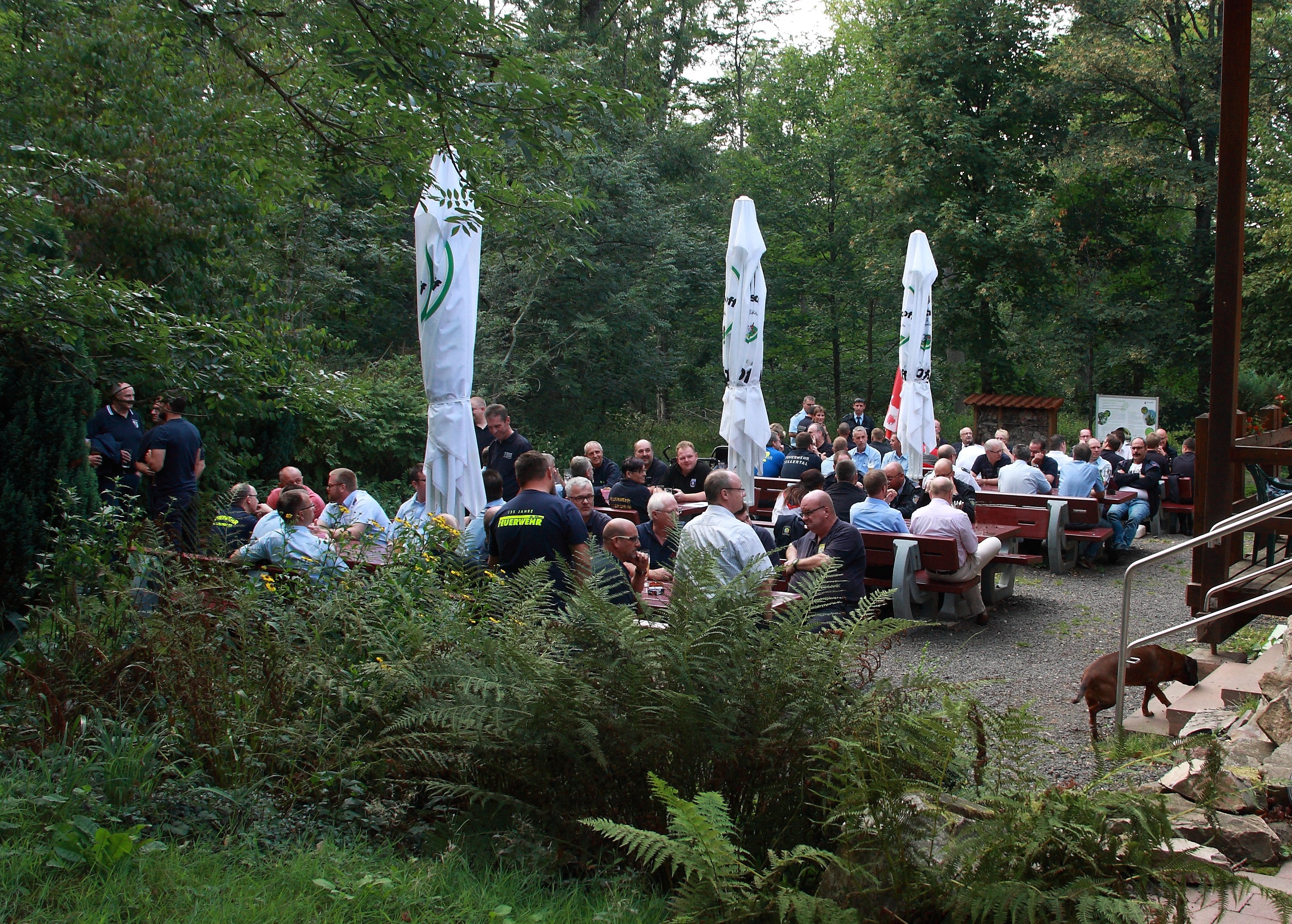 Gesellige Runde beim Gipfeltreffen