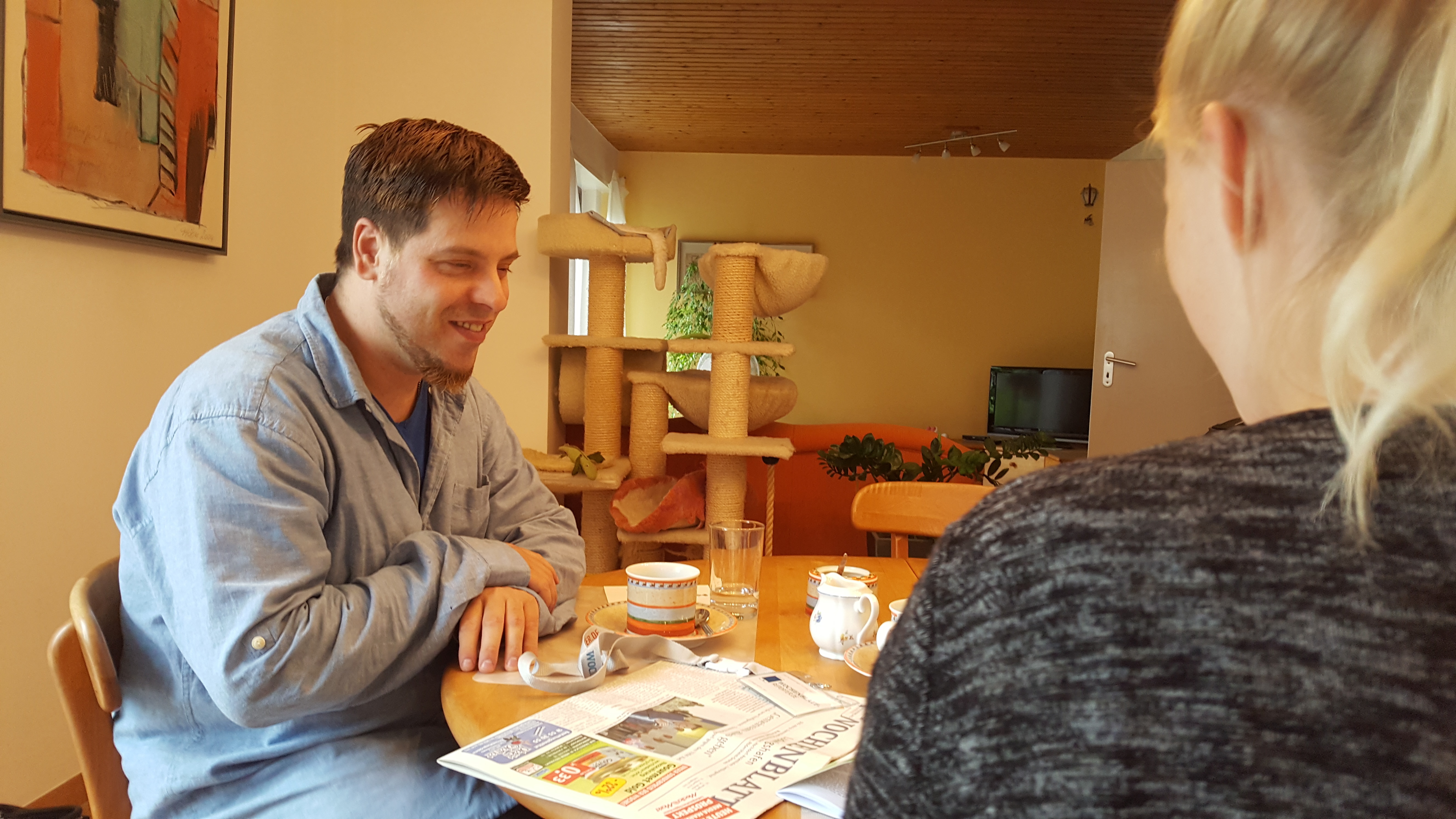 Wochenblatt zu Besuch bei Daniel Aumüller, dem 1000. Wochenblatt-Reporter.
