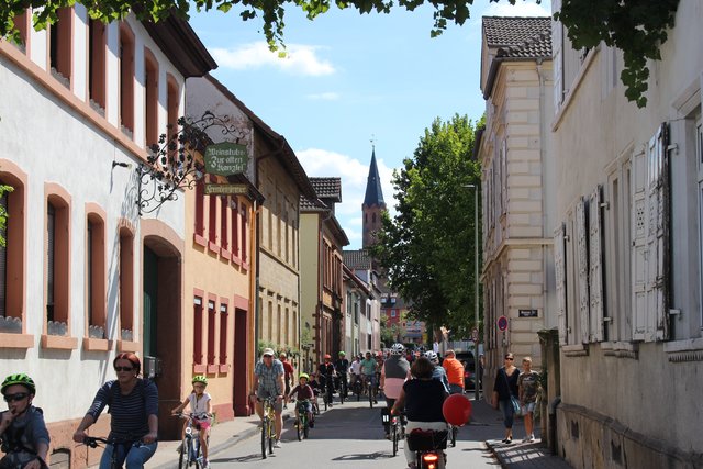 Radelspaß in Edenkoben. | Foto: Pacher