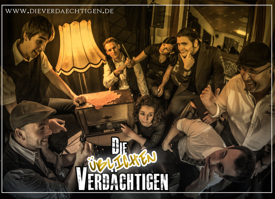 Im Anschluss an die Band „Pretty Lies Light“ sorgen „Die üblichen Verdächtigen“ für gute Stimmung.