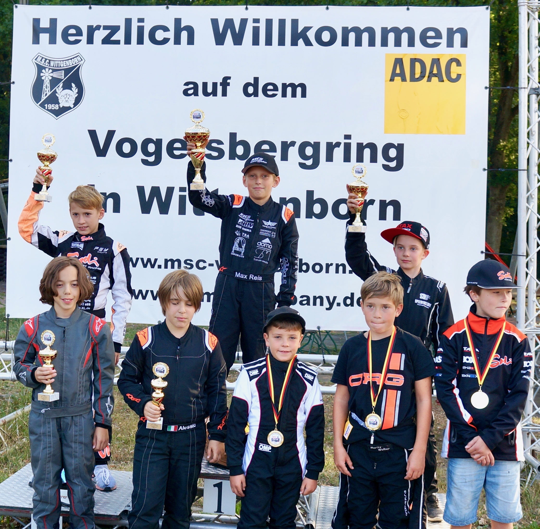 Max Reis konnte sich den Sieg im zweiten Rennen und somit auch den ersten Platz in der Tageswertung sichern