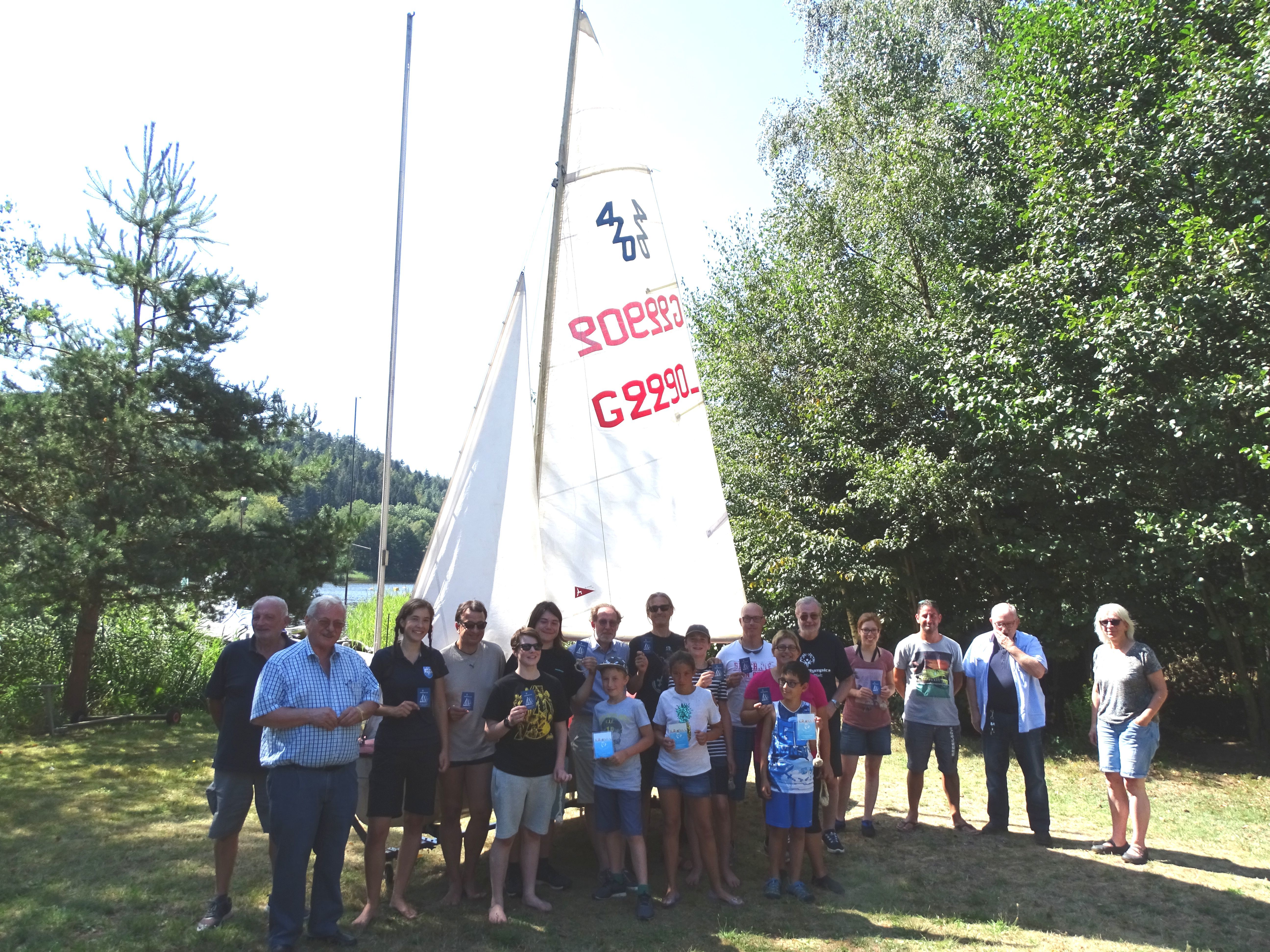 Mit den Prüfungen gingen beim Segelclub Kaiserslautern drei sehr erfolgreiche Wochenenden zu Ende Foto: PS