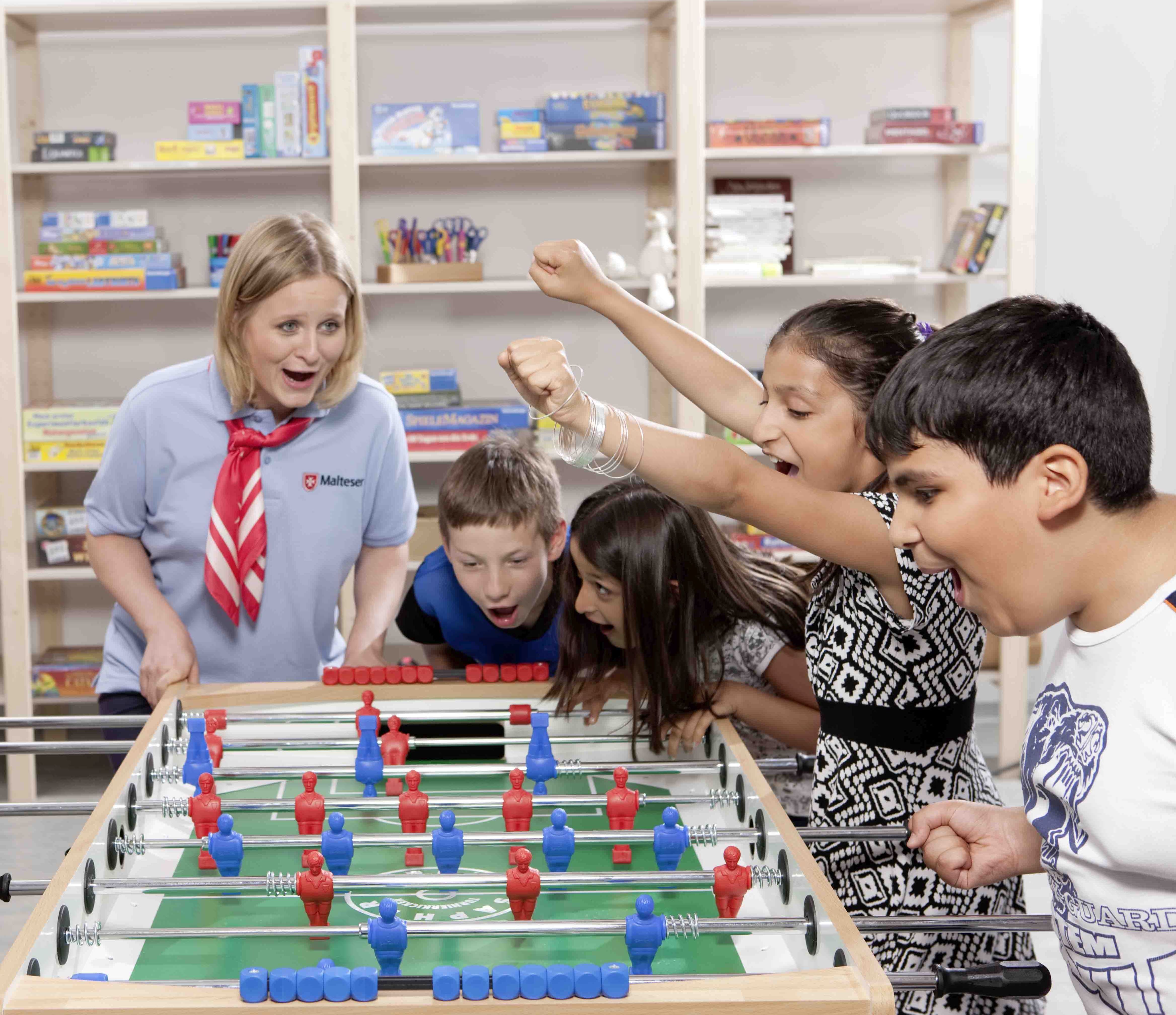 Bei Spiel und Spaß Integration erleben – das ist die Idee des Malteser-Projekts an einer Grundschule des Ludwigshafener Stadtteil Süd.