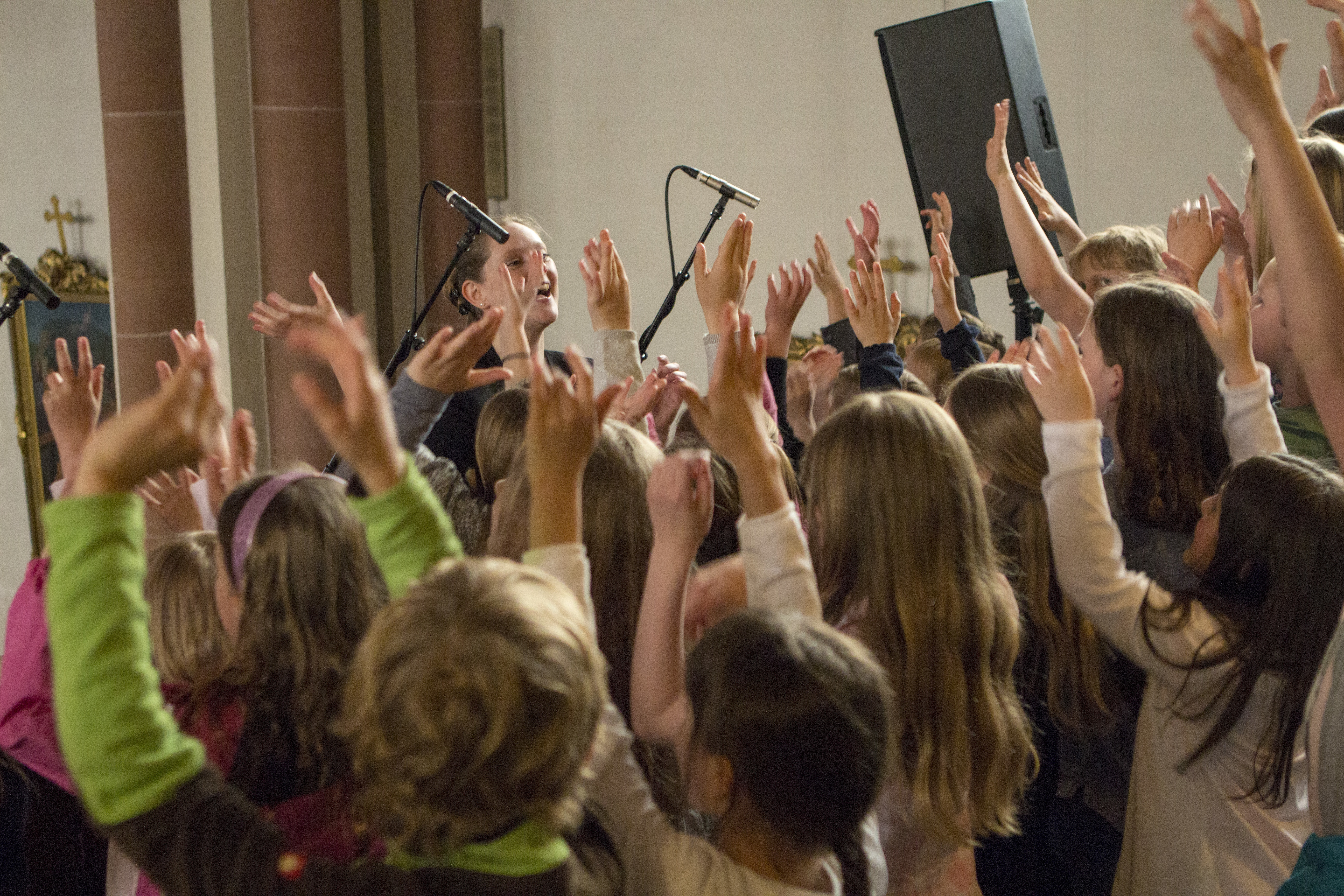 Die Kinder freuen sich auf ihr erstes Konzert in Lingenfeld am kommenden Samstag.