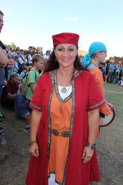 Veranstalterin Claudia Michaelis vom Verein "Die Speermaechtigen". | Foto: Pacher