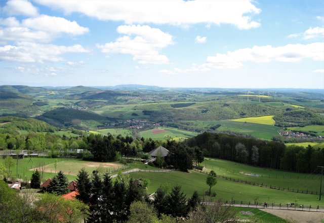 Blick vom Potzberg übers Land