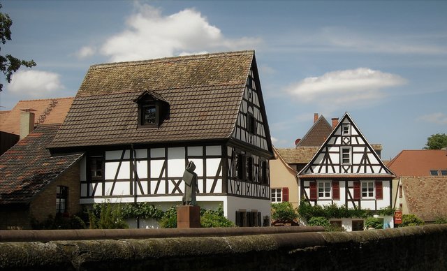 Speyer-romantische Fachwerkhäuser