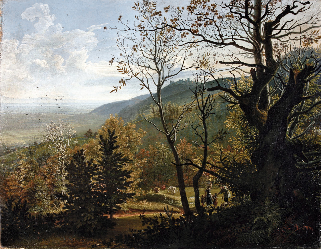 Historienmaler im romantischen Sinne: Heinrich Jakob Frieds „Blick auf die Madenburg“, 1831