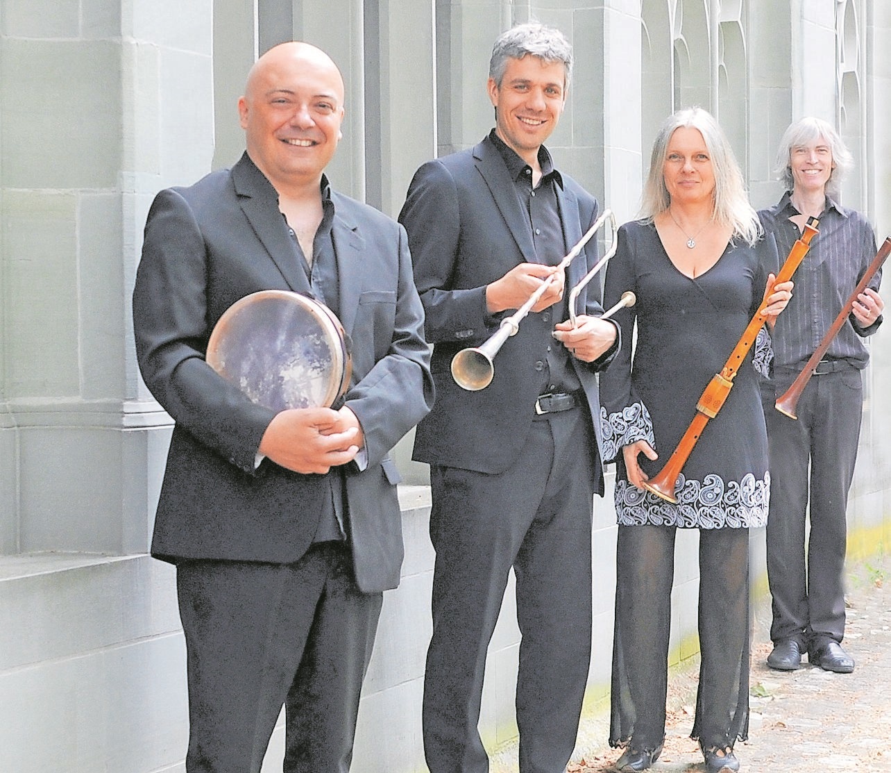 Das Ensemble „Les Haulz les Bas“ konzertiert.