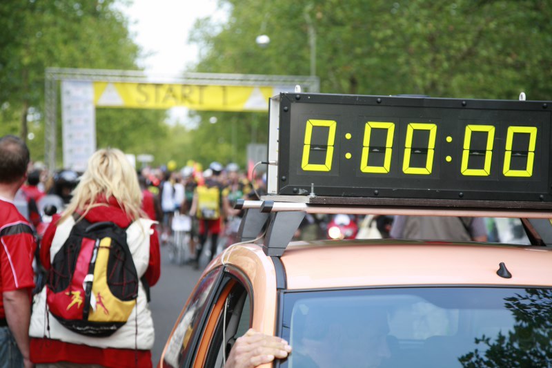Startuhr: Noch ist Zeit, sich anzumelden beim Baden Marathon
