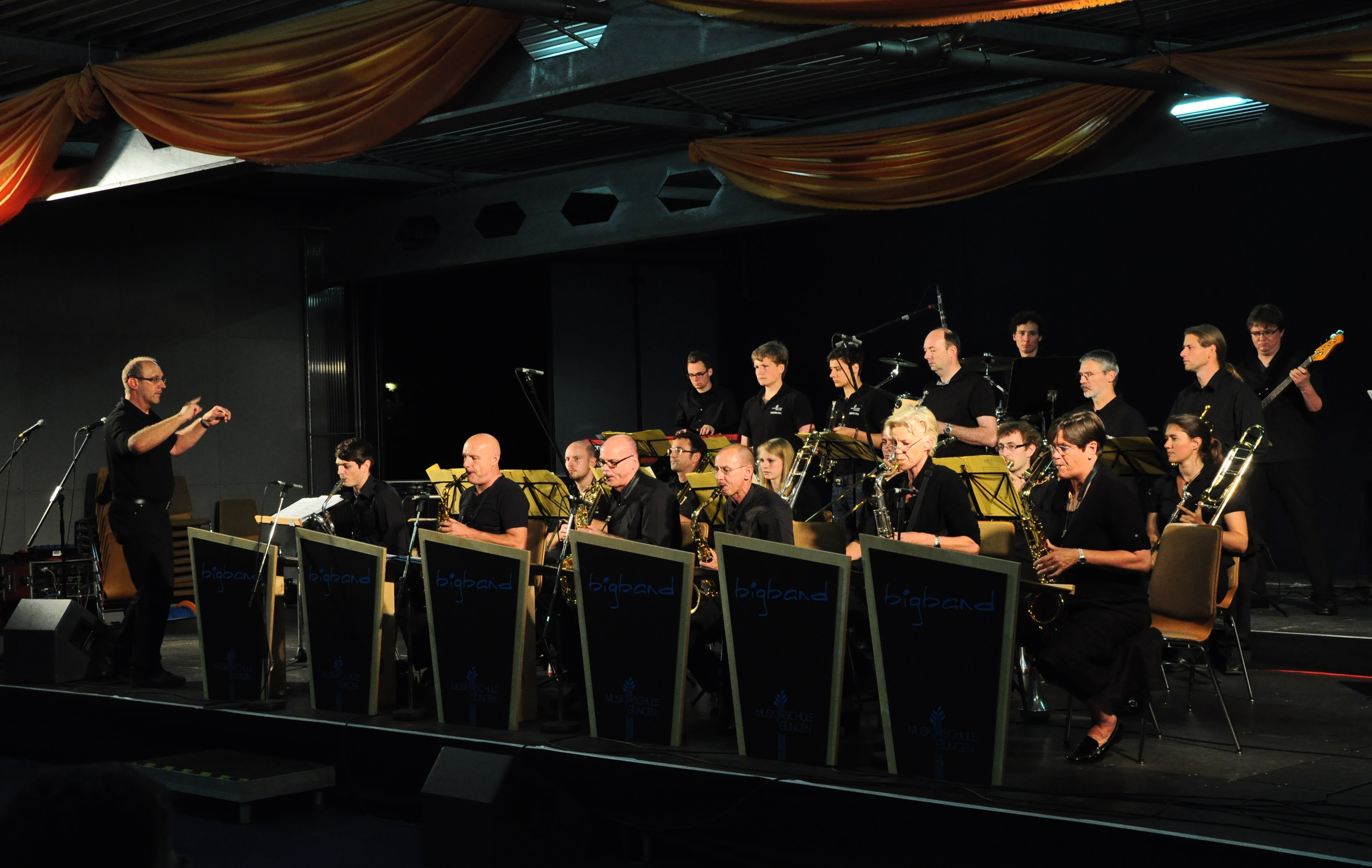Die Bigband der Musikschule Ettlingen. Foto: ps