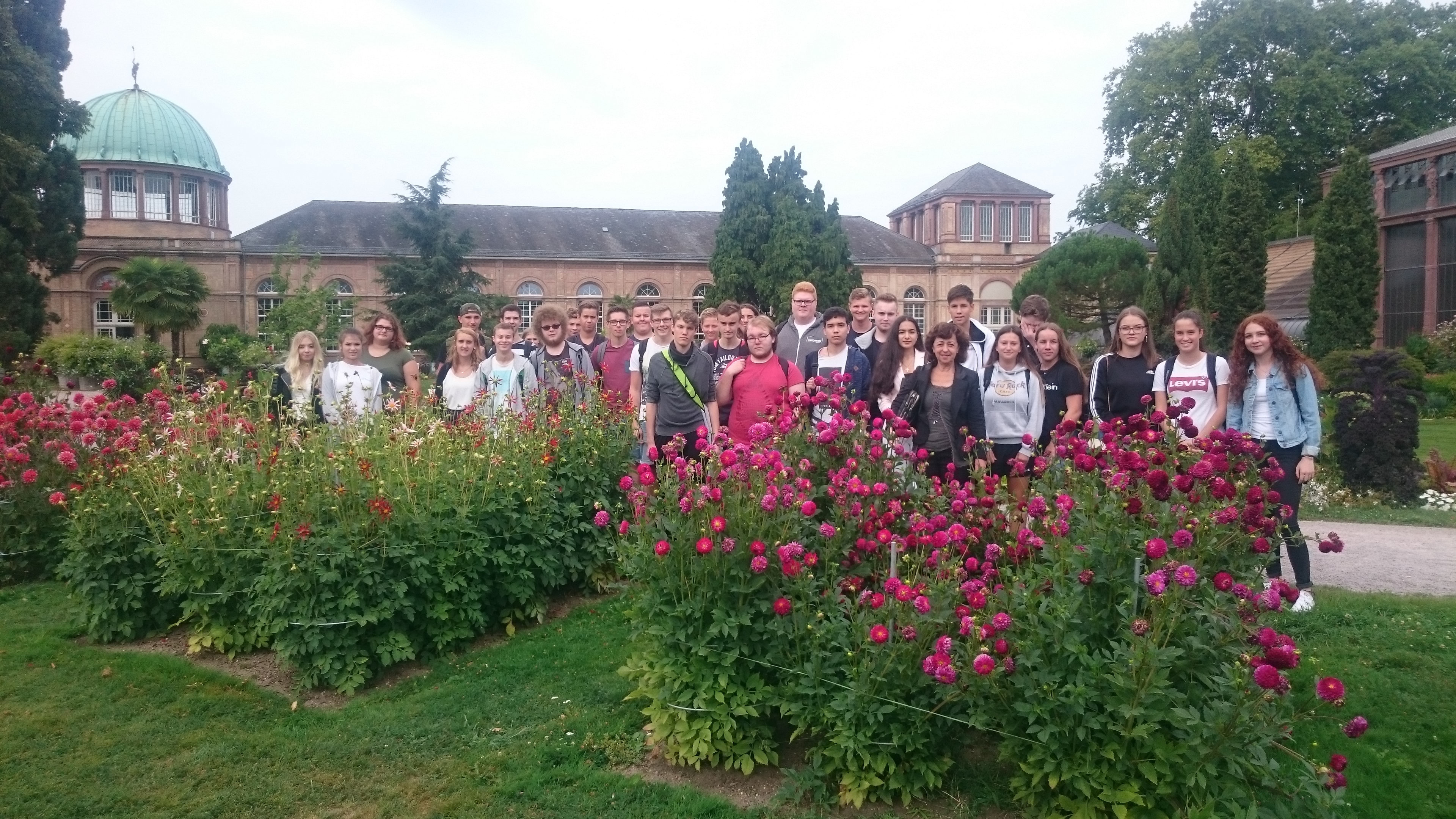Die Schüler der IGS Landstuhl bei ihrem Besuch beim Bundesverfassungsgericht Foto: PS